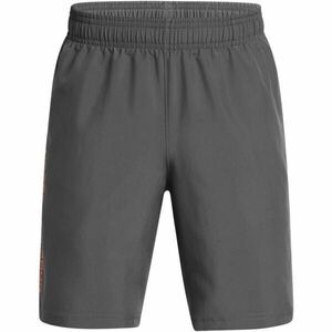 Under Armour WOVEN WORDMARK Chlapecké kraťasy, tmavě šedá, velikost S obraz