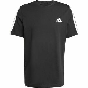 adidas 3-STRIPES TEE Pánské triko, černá, velikost XXL obraz