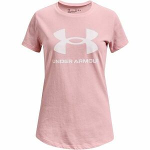Under Armour LIVE SPORTSTYLE GRAPHIC SS Dívčí triko, růžová, velikost obraz