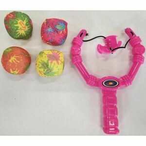 ARTYK SLINGSHOT FOR SHOOTING SOFT BALLS Prak na vystřelování měkkých míčků, růžová, velikost obraz