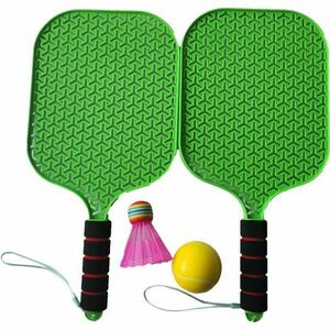 ADAR SET OF RACKETS WITH BALL AND SHUTTLECOCK Rakety s míčkem a košíčkem, zelená, velikost obraz