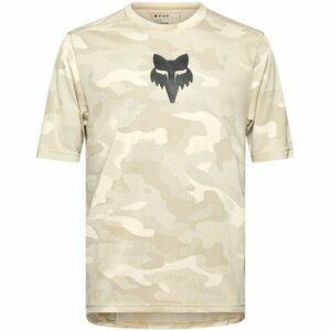 Fox RANGER TRU DRI SS Pánský dres na kolo, béžová, velikost obraz