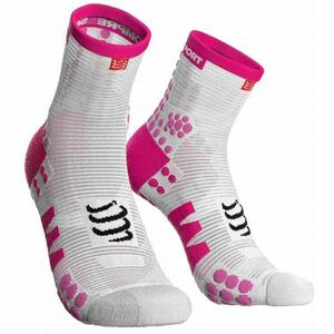 Compressport RACE V3.0 RUN HI Běžecké ponožky, bílá, velikost obraz