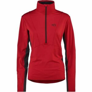 KARI TRAA KAREN H/Z MIDLAYER Dámská fleece mikina, červená, velikost obraz