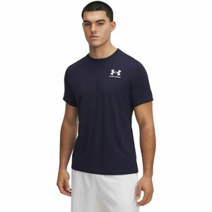 Under Armour HEATGEAR FITTED Pánské triko, tmavě modrá, velikost obraz