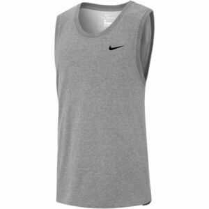 Nike DRY TANK SOLID Pánské tílko, šedá, velikost obraz