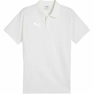 Puma TEAMEVOSTRIPE POLO Pánské polo triko, bílá, velikost obraz