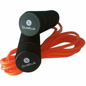 SVELTUS WEIGHTED SKIPPING ROPE Švihadlo se zátěží, oranžová, velikost obraz