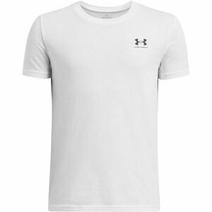 Under Armour SPORTSTYLE Chlapecké triko, bílá, velikost XS obraz