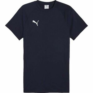 Puma TEAMEVOSTRIPE TEE Pánské triko, tmavě modrá, velikost obraz
