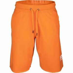 Russell Athletic CIRCLE RAW SHORT Pánské šortky, oranžová, velikost obraz