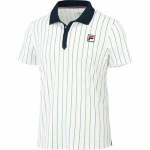 Fila POLO STRIPES BJÖRN Pánské polo triko, bílá, velikost obraz