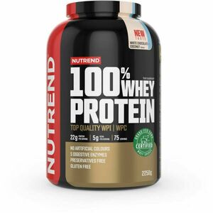 Nutrend 100% WHEY PROTEIN 2250 g BÍLÁ ČOKOLÁDA-KAKAO Protein, , velikost obraz