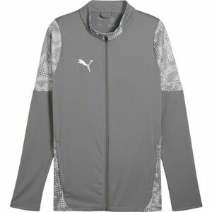 Puma TEAMCUP TRAINING JACKET Pánská fotbalová bunda, tmavě šedá, velikost obraz