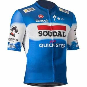 Castelli QUICK STEP COMPETIZIONE Pánský cyklistický dres, modrá, velikost obraz