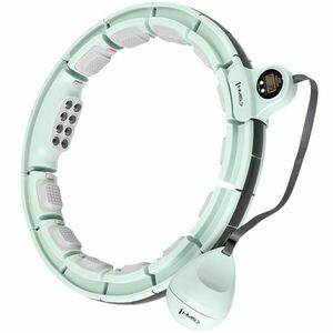 HMS HHM13 Masážní hula hoop se závažím, magnety a počítadlem, světle zelená, velikost obraz