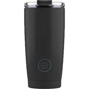 COOL BOTTLES TERMO 550 ML Nerezový termo hrnek, černá, velikost obraz