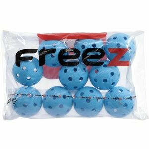 FREEZ PRIME II 10 PCS Florbalový míček, modrá, velikost obraz