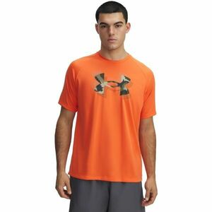 Under Armour TECH PRINT FILL Pánské tričko, oranžová, velikost S obraz