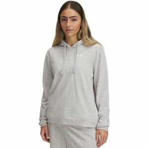 Under Armour RIVAL TERRY HOODIE Dámská mikina, šedá, velikost L obraz