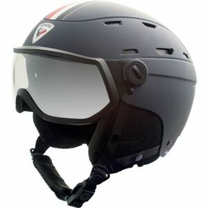 Rossignol ALLSPEED VISOR IMPACTS PHOTO STRATO Lyžařská helma se štítem, černá, velikost obraz