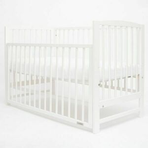 NEW BABY LILLY Dětská postýlka se stahovací bočnicí, bílá, velikost obraz