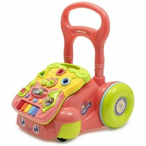 BABY MIX CHODÍTKO Dětské hrající chodítko, růžová, velikost obraz