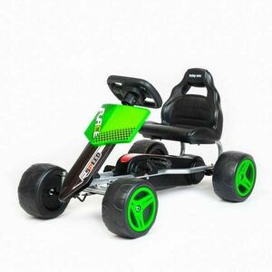 BABY MIX SPEEDY Dětská šlapací motokára, černá, velikost obraz