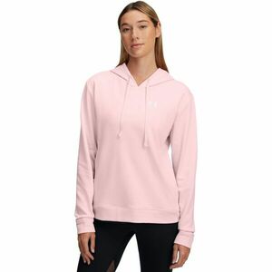 Under Armour RIVAL TERRY HOODIE Dámská mikina, růžová, velikost M obraz