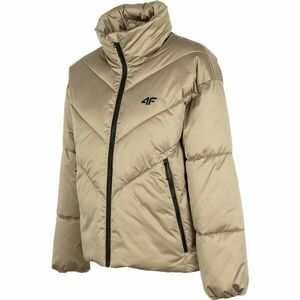 4F DOWN JACKET Dámská bunda, béžová, velikost obraz