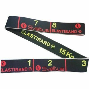 SVELTUS ELASTIBAND 15 KG Posilovací guma, černá, velikost obraz