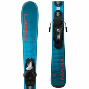 Elan MAXX BLUE JRS + EL 4.5 GW Juniorské sjezdové lyže, modrá, velikost obraz