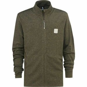 Bula CHECK Lehká pánská mikina, khaki, velikost obraz