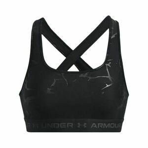 Under Armour CROSSBACK MID EMBOSS Dámská podprsenka, černá, velikost obraz
