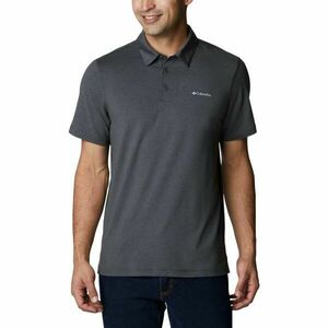 Columbia TECH TRAIL POLO Pánské funkční polo, tmavě šedá, velikost obraz