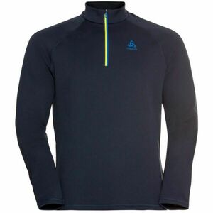 Odlo MIDLAYER 1/2 ZIP BESSO Pánská mikina, tmavě modrá, velikost XXL obraz