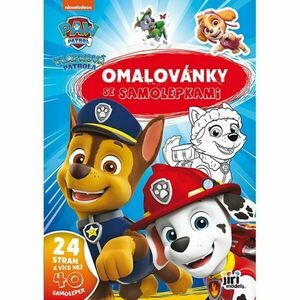 TLAPKOVÁ PATROLA TLAPKOVÁ PATROLA Omalovánky se samolepkami, mix, velikost obraz