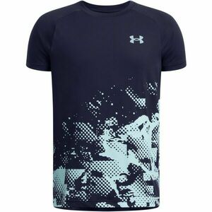 Under Armour TECH GRAPHIC Chlapecké tričko, tmavě modrá, velikost S obraz