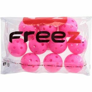 FREEZ PRIME II 10 PCS Florbalový míček, růžová, velikost obraz