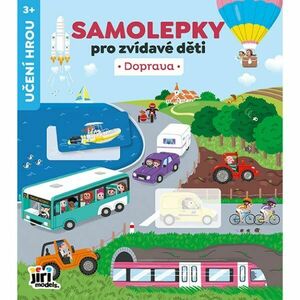 JIRI MODELS DOPRAVA Samolepková knížka, mix, velikost obraz