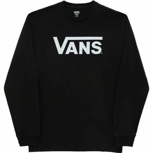 Vans CLASSIC Pánské tričko s dlouhým rukávem, černá, velikost obraz