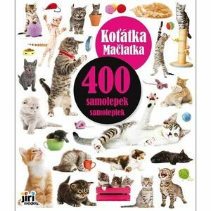 JIRI MODELS 400 KOŤÁTKA Samolepková knížka, mix, velikost obraz