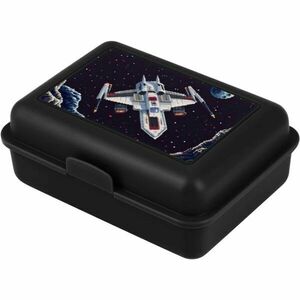 BAAGL PIXEL SPACE Box na svačinu, černá, velikost obraz