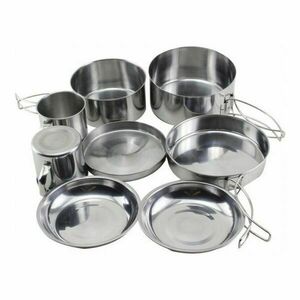 HIGHLANDER PEAK WEEKENDER COOKWARE Sada na vaření, stříbrná, velikost obraz