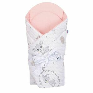 NEW BABY SRNKA Dětská zavinovačka, bílá, velikost obraz