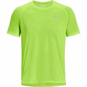 Under Armour STREAKER Pánské triko s krátkým rukávem, světle zelená, velikost obraz