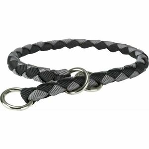 TRIXIE CAVO COLLAR M-L Polostahovací obojek, černá, velikost obraz