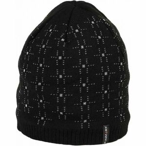Finmark WINTER HAT Zimní pletená čepice, černá, velikost obraz