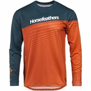 Horsefeathers QUANTUM LS Pánský cyklodres, oranžová, velikost obraz