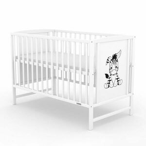 NEW BABY BEA ZEBRA Dětská postýlka, bílá, velikost obraz
